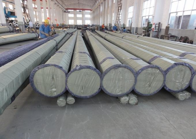 Conical 12.20m Pipes Steel Utility Pole For Electrical Transmission Power Line 0