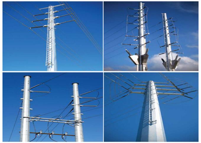 Medium Voltage Utility Power Poles For 69KV Distribution Line 2