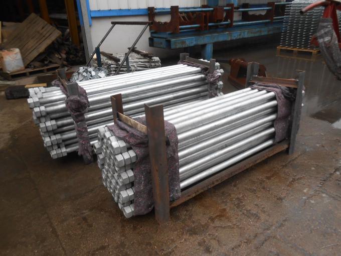 7M Traffic Light Pole Gr65 4m / 6m Galvanized Road Light Poles With 9M Bracket 0