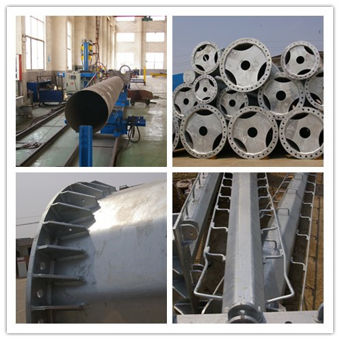 Galvanized Power Steel Tubular Poles For 10kv 20kv 35kv 66kv 69k 110kv 132kv 138kv 220kv 230kv 0