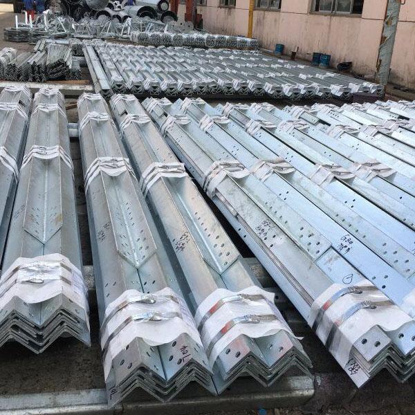 High Voltage Galvanized Power Transmission Steel Poles For Electric Power Equipment 2