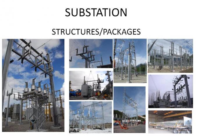 11.9M 8kn Galvanized Electric Pole With Three Sections Multifunction Ladder Top 1