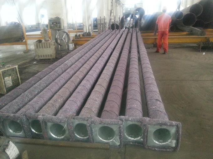 Famous Project Hot Dip Galvanized Metal Light Pole , White Coating Light Steel Pole 5