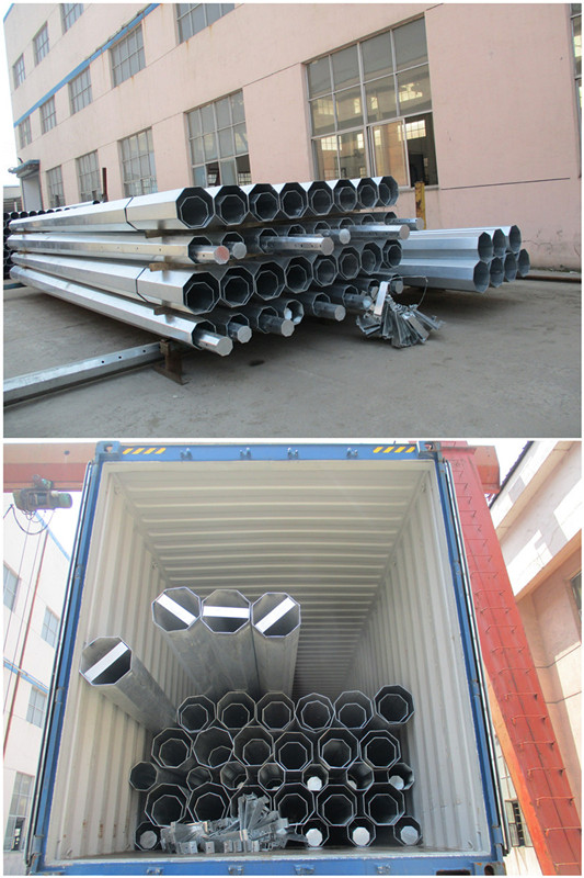 33 Kv Double Circuit Transmission Line Poles For Power Distribution Line Project 1