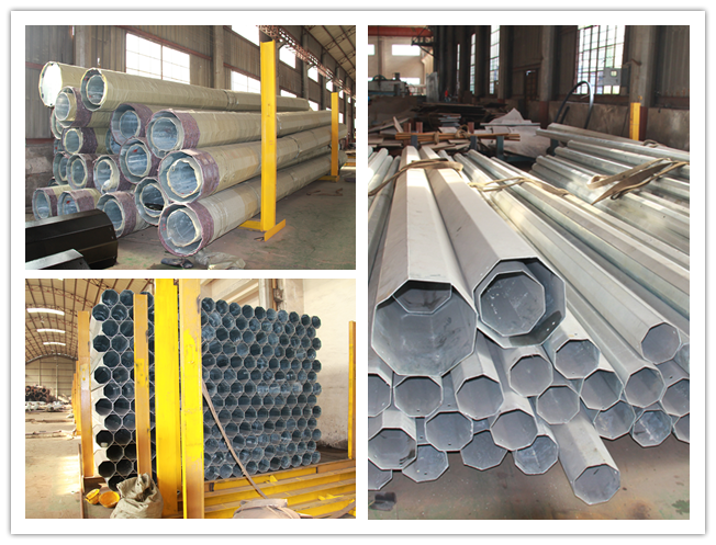 9m 12m 14m 16m 160km/H Gi Octagonal Pole 2