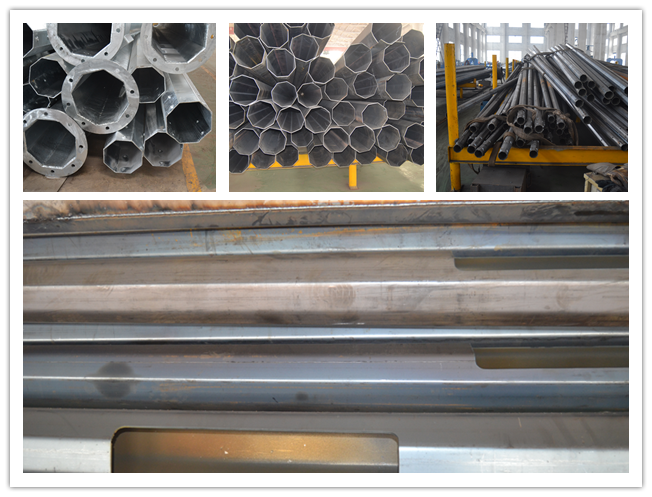 NEA NGCP NPC 25FT 120FT Steel Electric Pole For Overheadline Project 2